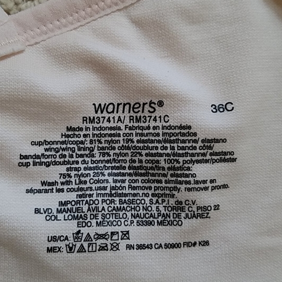 Warner's Elements of Bliss Wireless Contour Bra - Picture 7 of 8